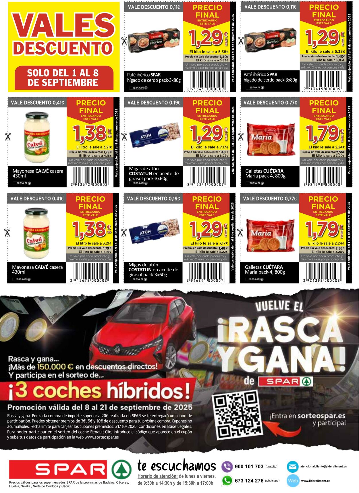 Folleto SPAR 01.09.2025 - 15.09.2025