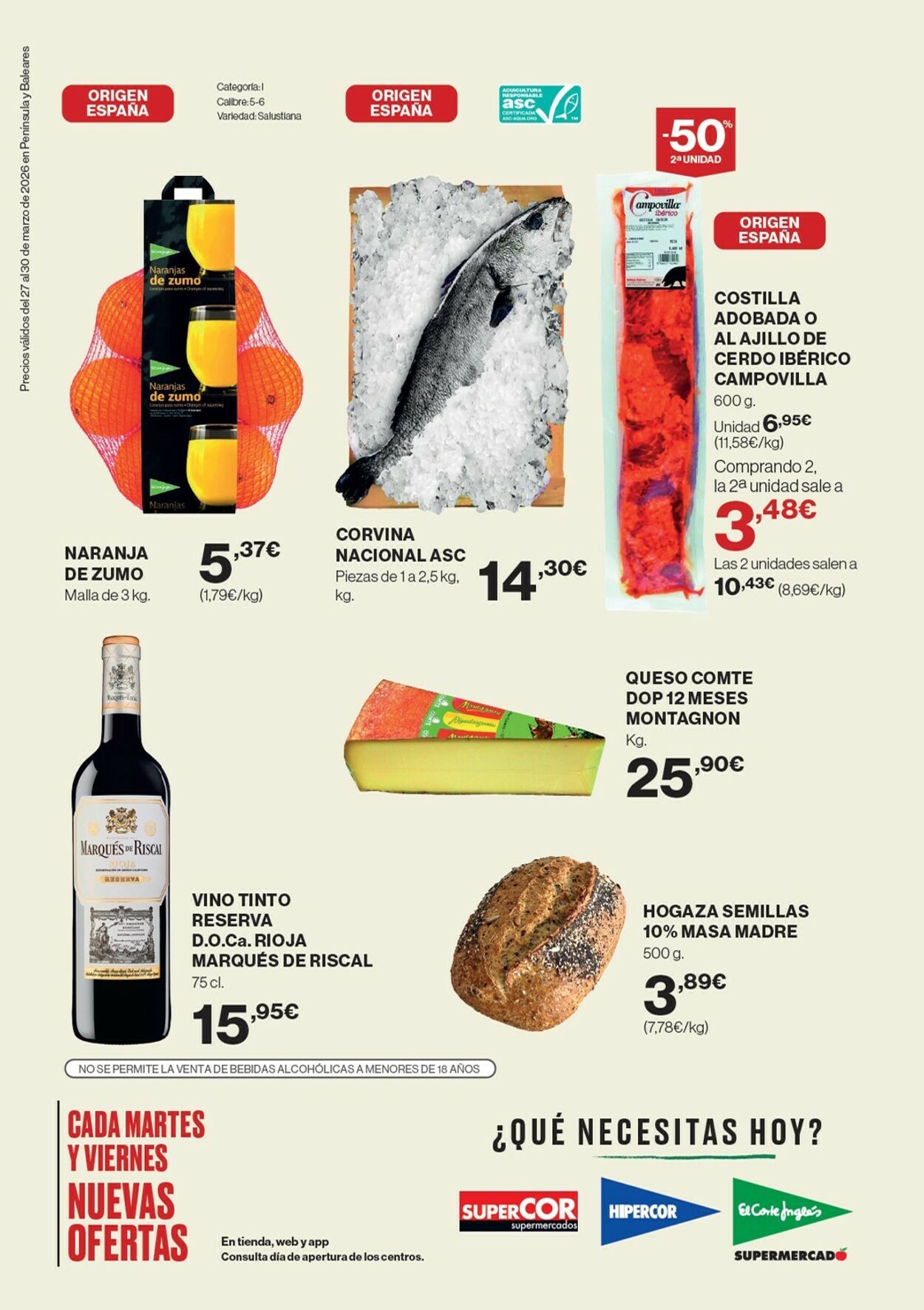 Folleto Supercor 27.03.2026 - 04.04.2026