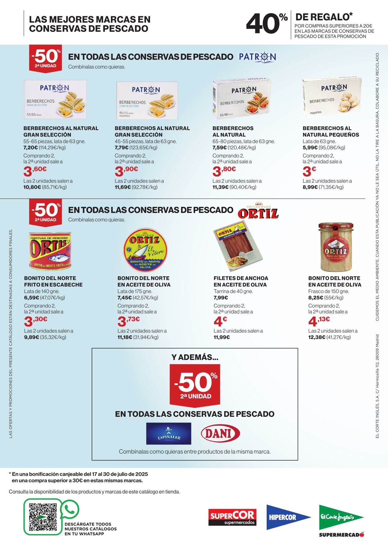 Folleto Supercor 03.07.2025 - 16.07.2025