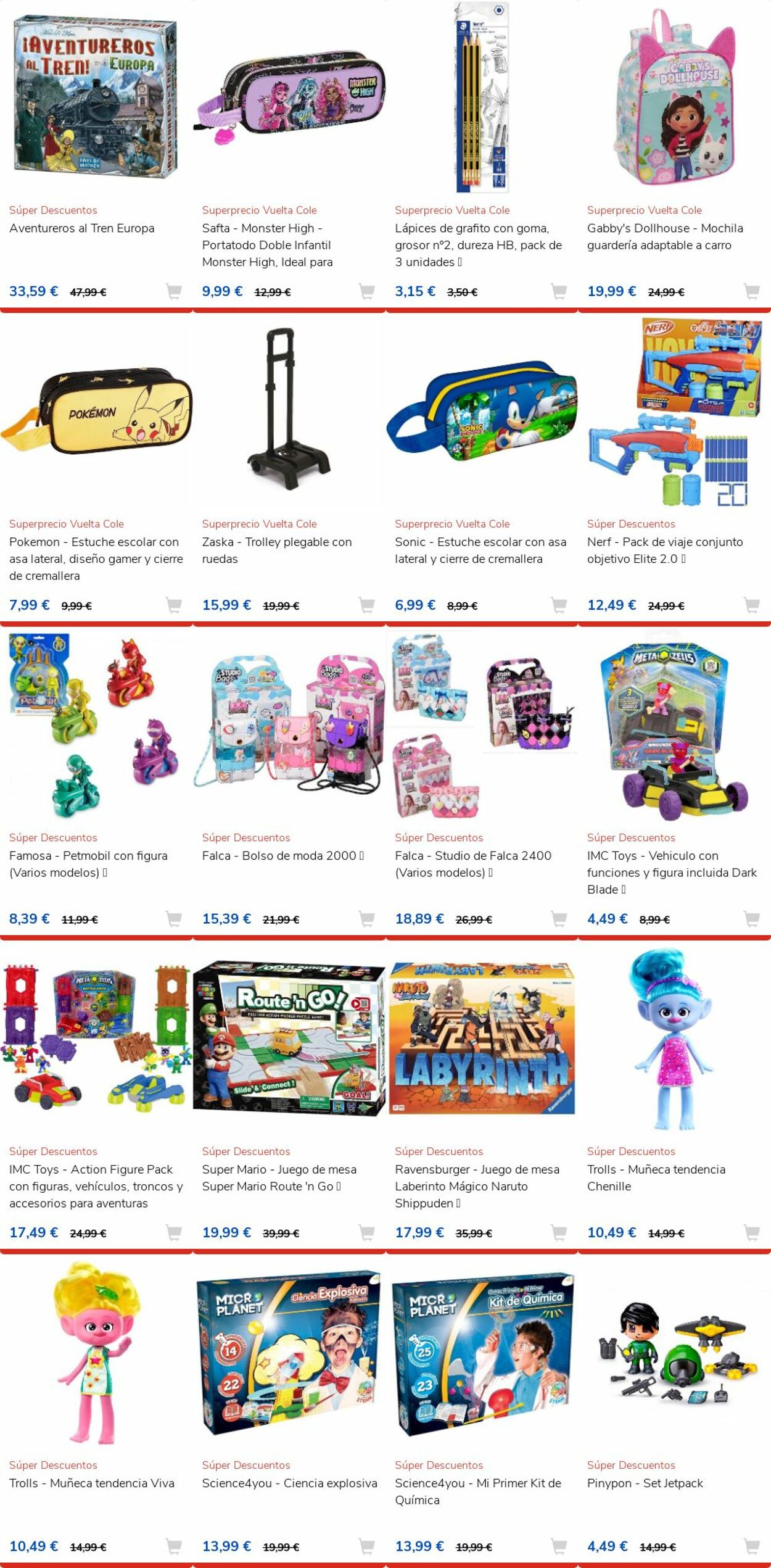 Folleto ToysRUs 16.08.2024 - 31.08.2024