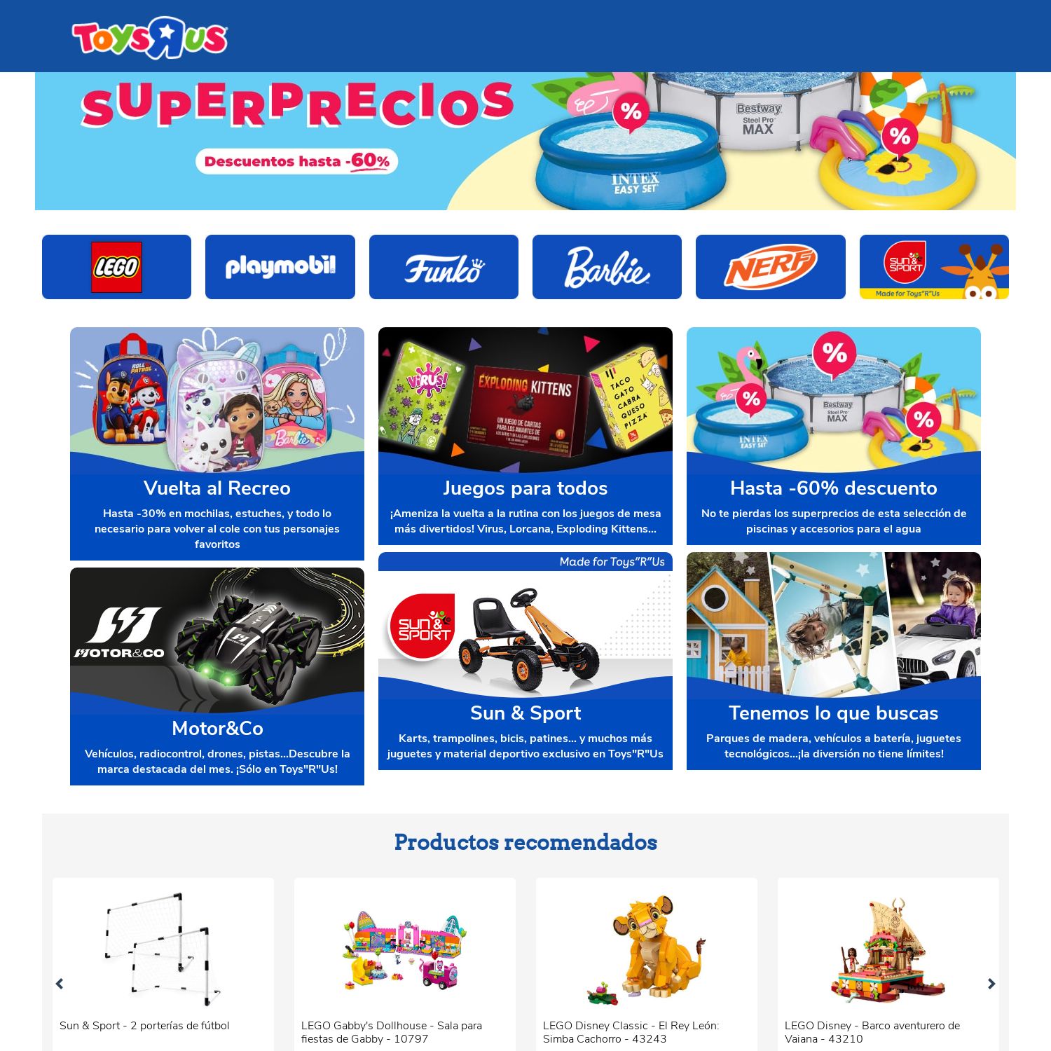 Folleto ToysRUs 01.09.2024 - 16.09.2024