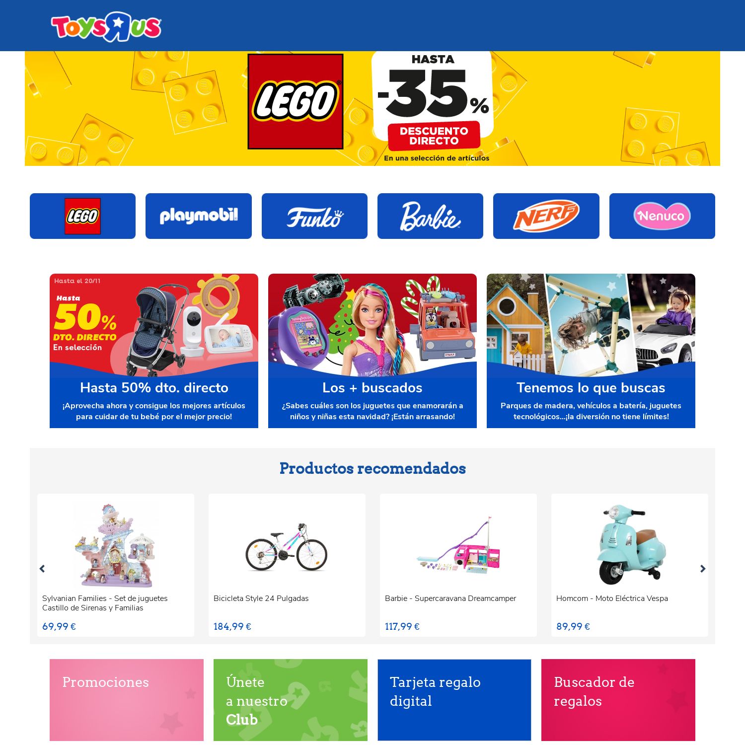 Folleto ToysRUs 16.11.2023 - 30.11.2023