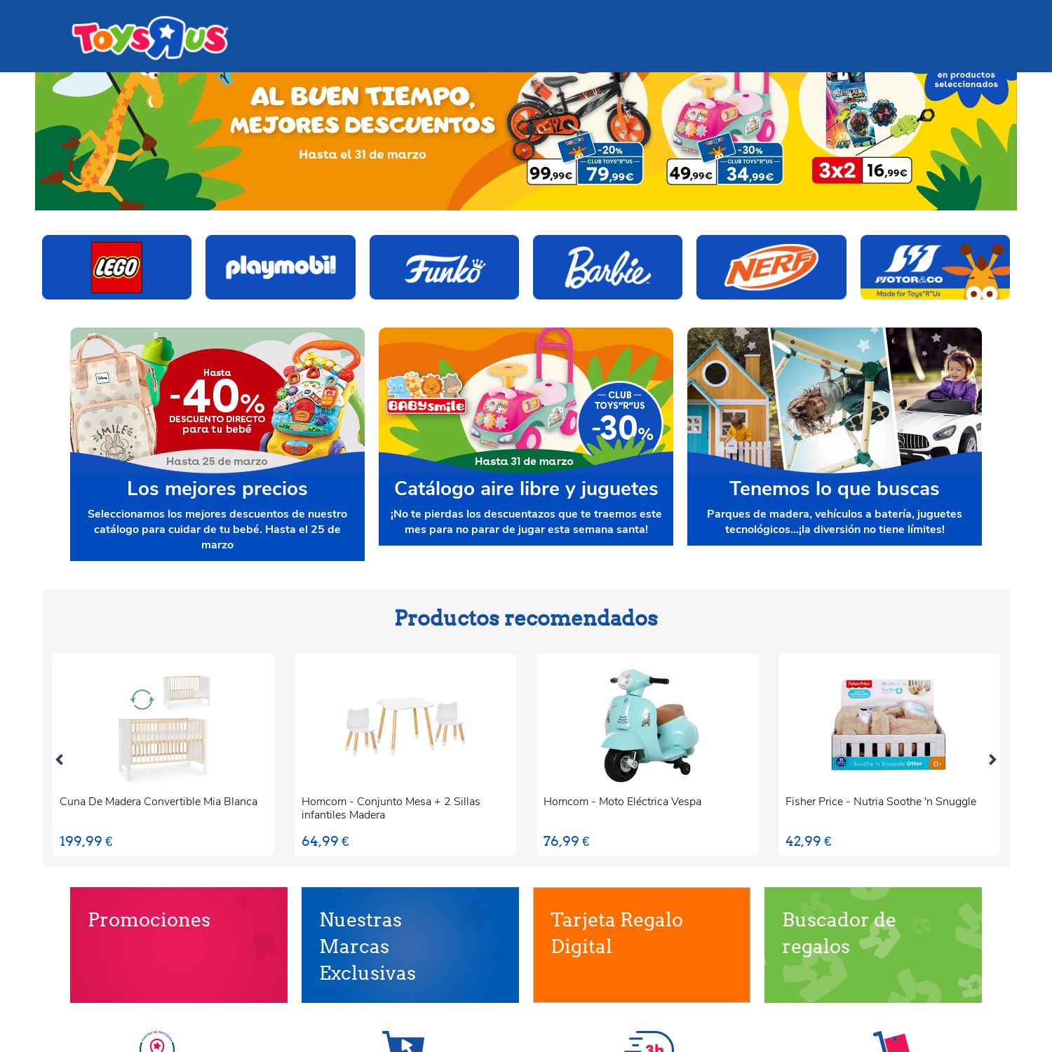 Folleto ToysRUs 16.03.2024 - 31.03.2024