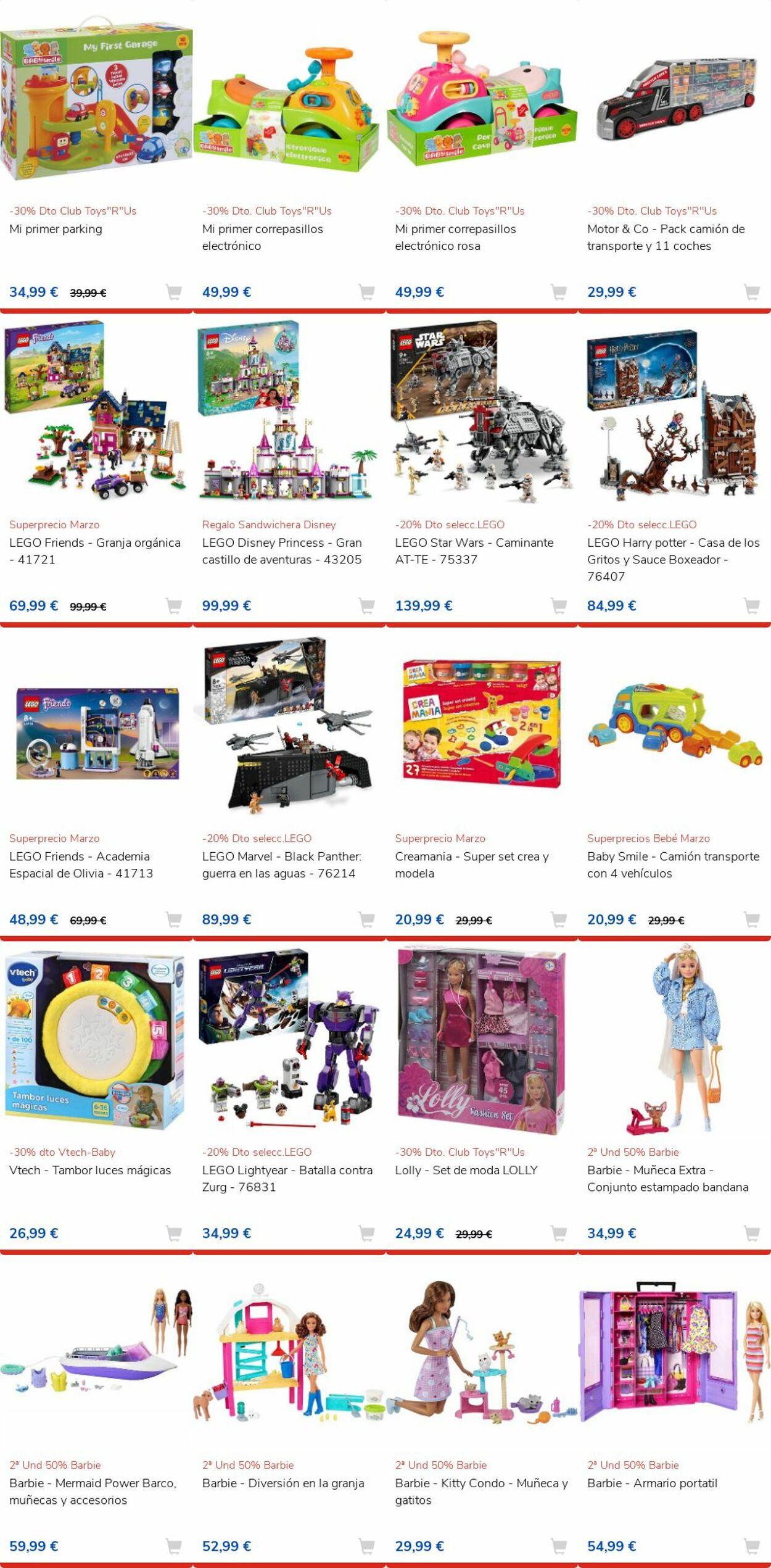 Folleto ToysRUs 16.03.2024 - 31.03.2024