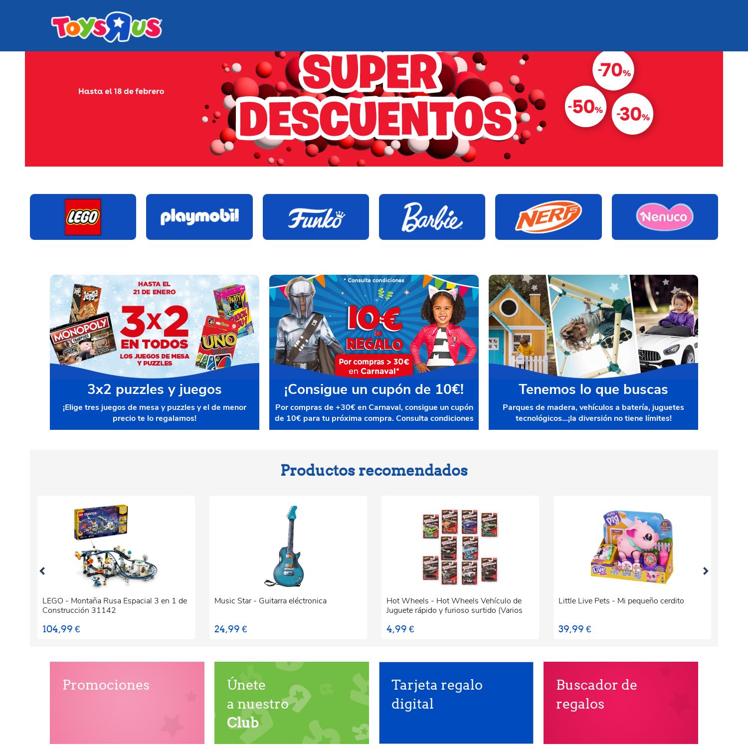 Folleto ToysRUs 16.01.2024 - 31.01.2024