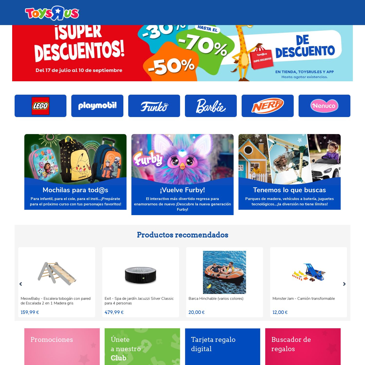 Folleto ToysRUs 01.09.2023 - 11.09.2023