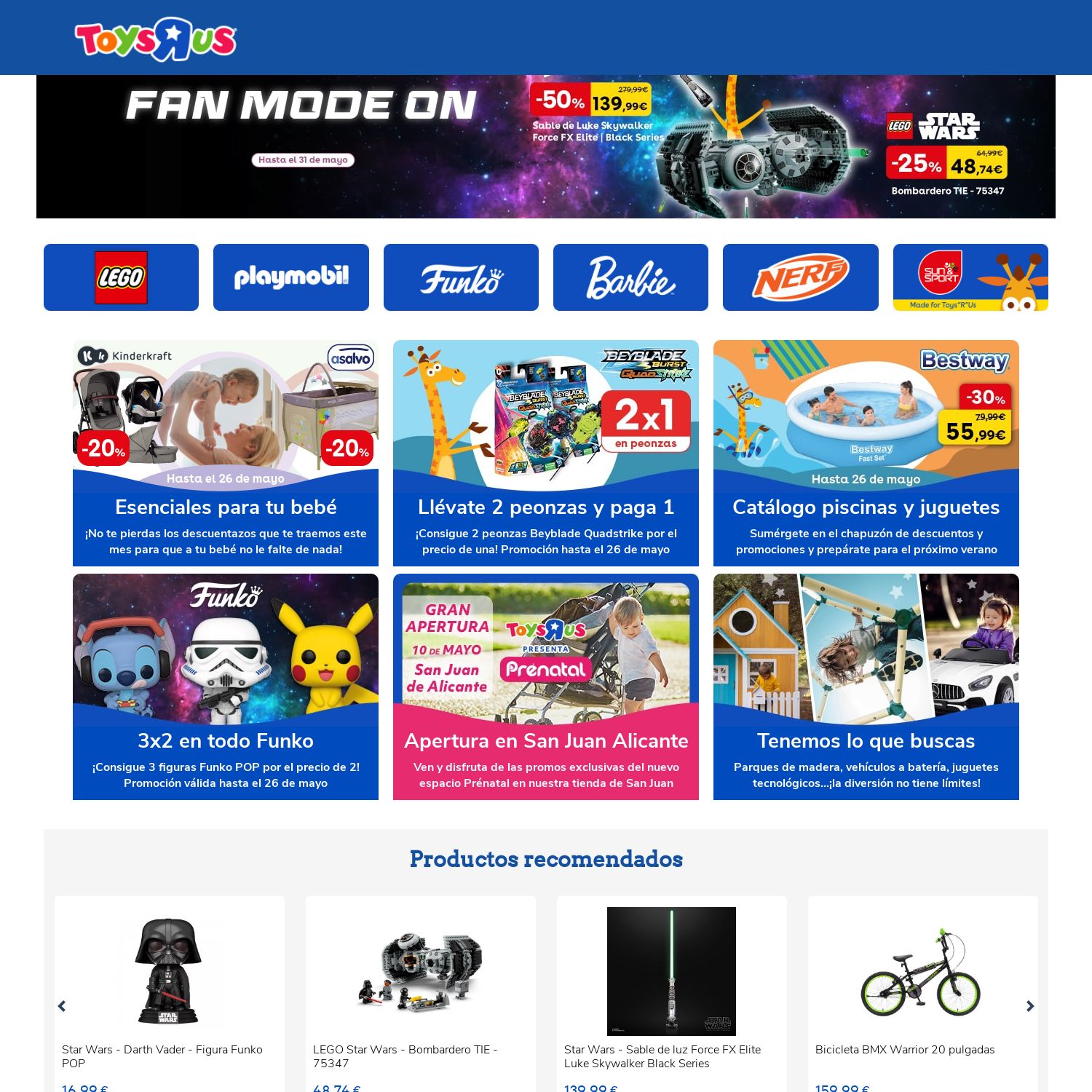 Folleto ToysRUs 16.05.2024 - 31.05.2024