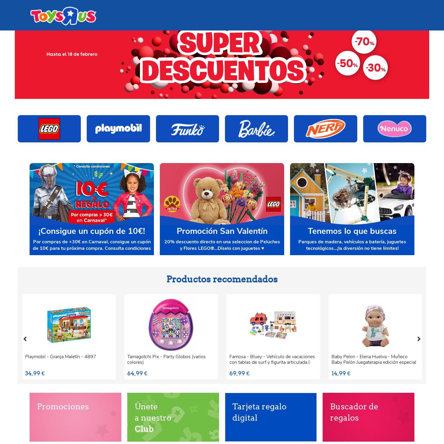 Folleto ToysRUs 01.02.2024 - 16.02.2024