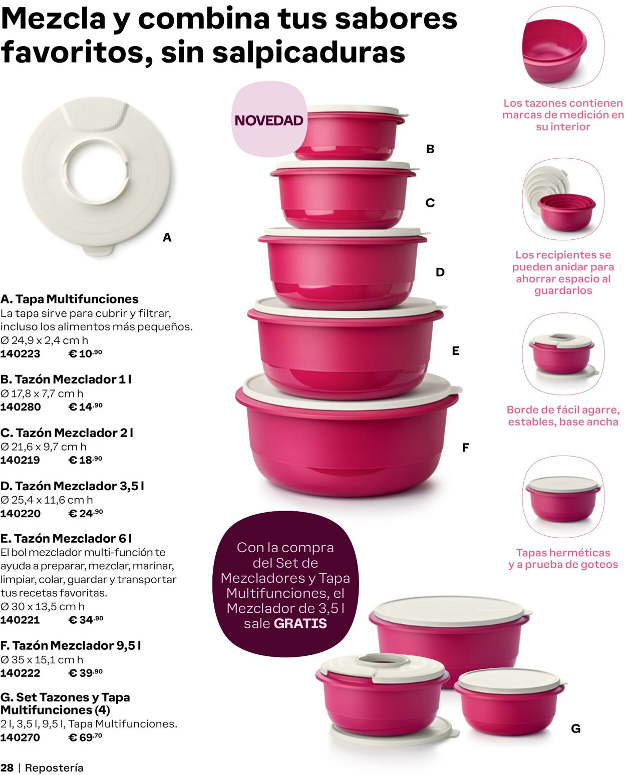 Folleto Tupperware 01.09.2024 - 31.01.2025