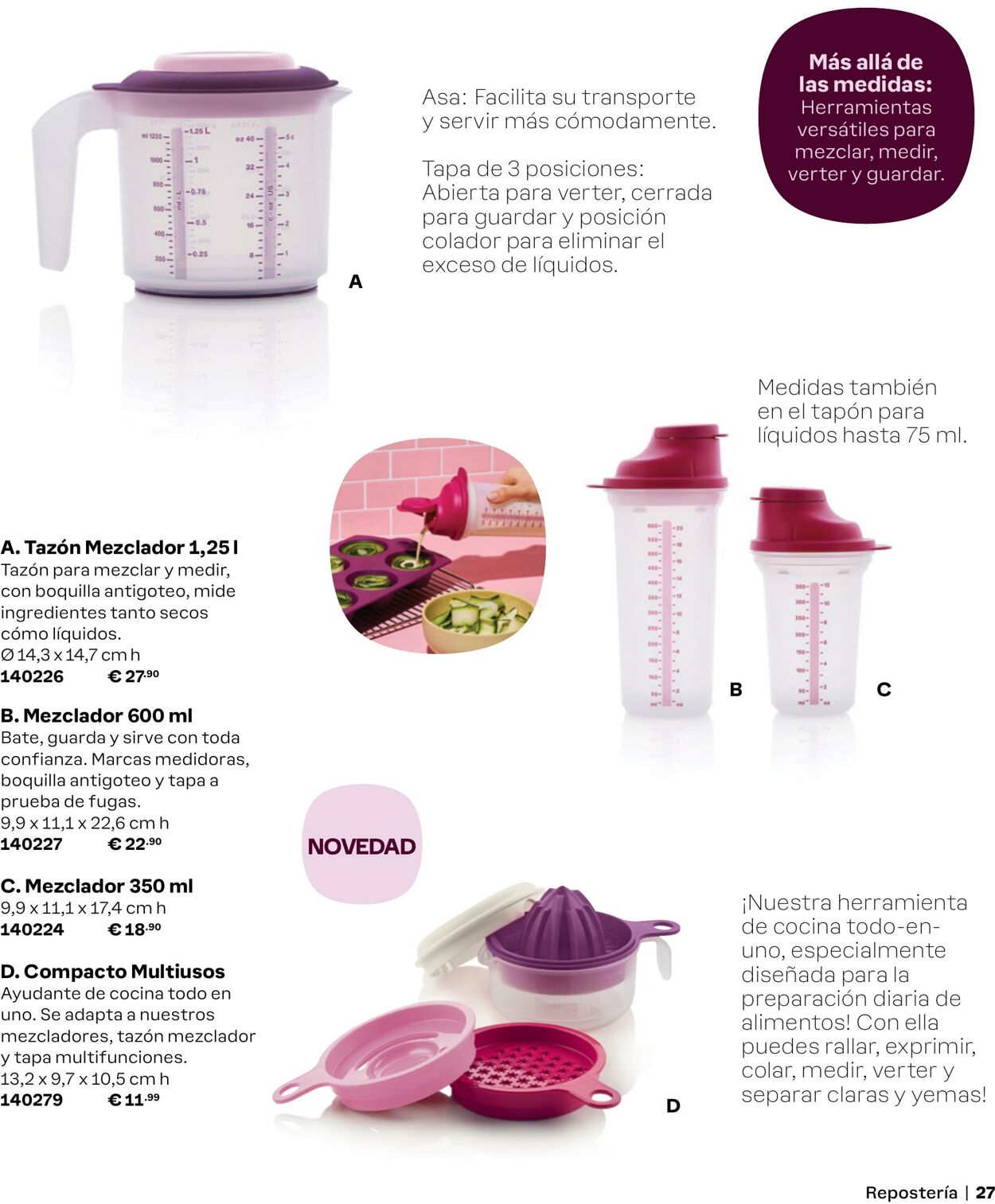 Folleto Tupperware 01.09.2024 - 31.01.2025