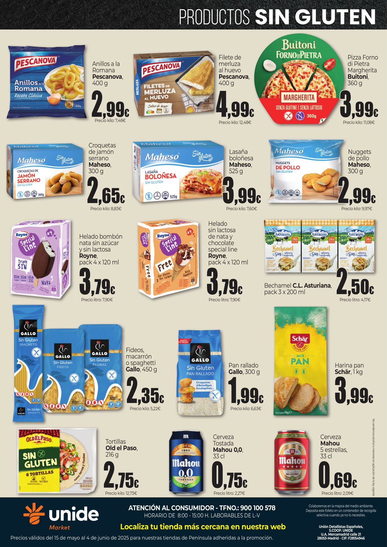 Folleto Unide Supermercados 15.05.2025 - 04.06.2025