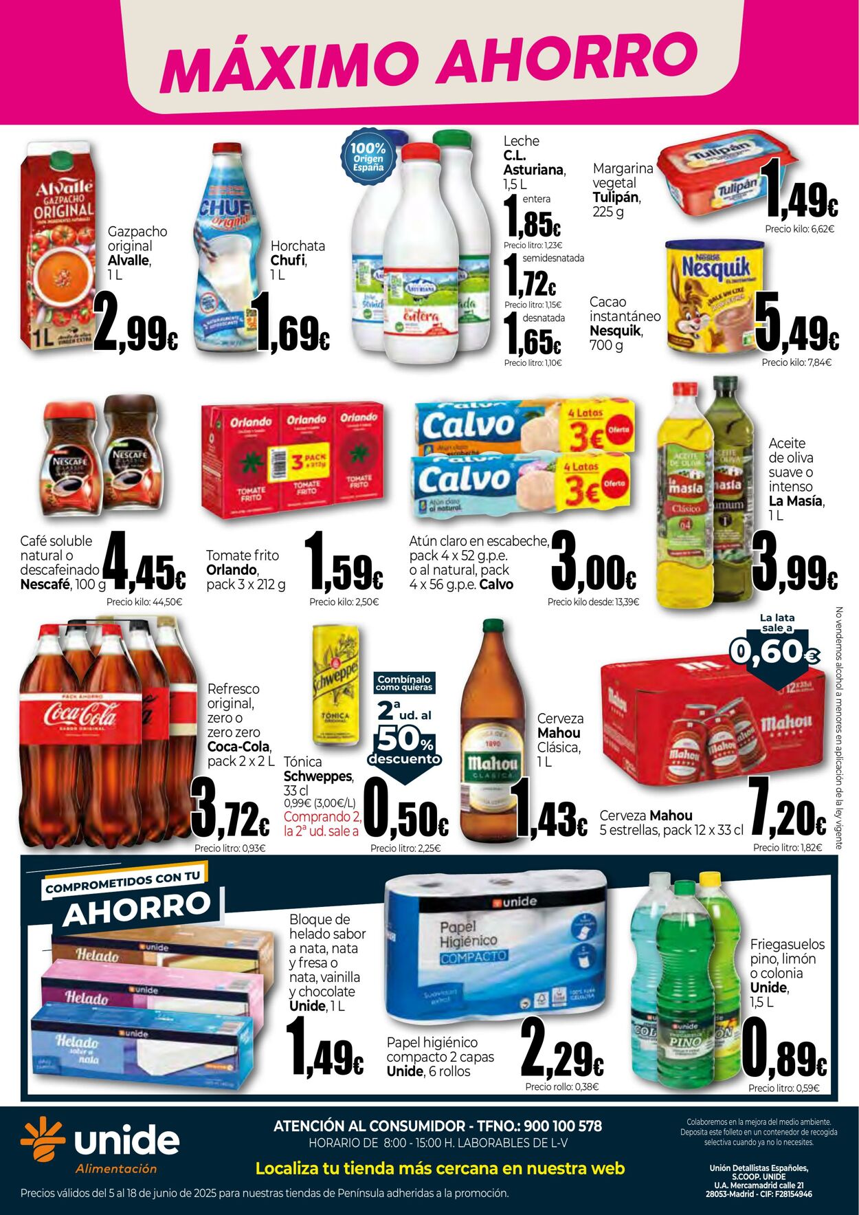 Folleto Unide Supermercados 05.06.2025 - 18.06.2025