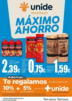 Folleto Unide Supermercados 19.06.2025 - 02.07.2025