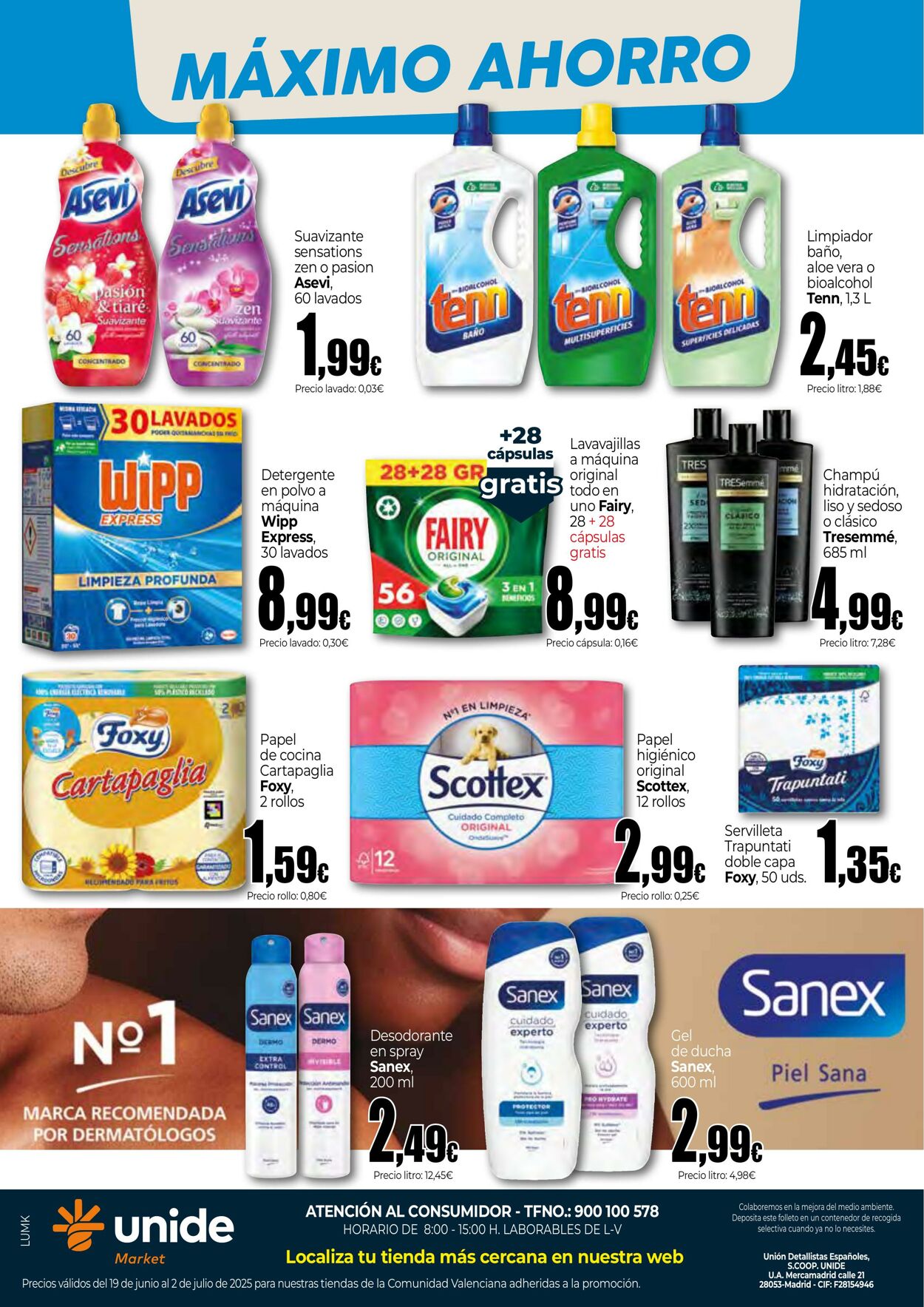 Folleto Unide Supermercados 19.06.2025 - 02.07.2025