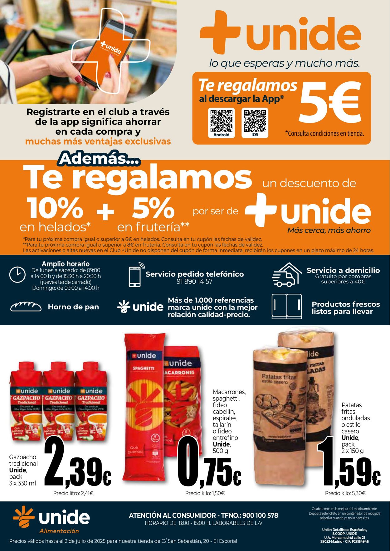 Folleto Unide Supermercados 20.06.2025 - 02.07.2025