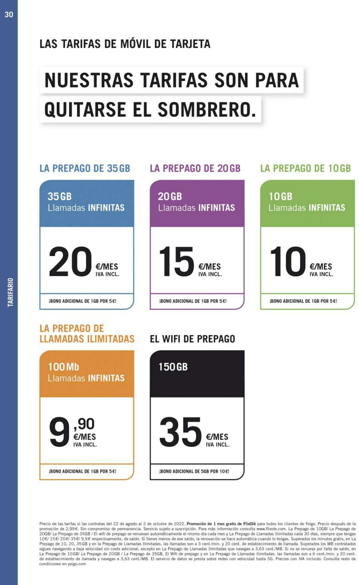 Folleto Yoigo 22.08.2022 - 02.10.2022