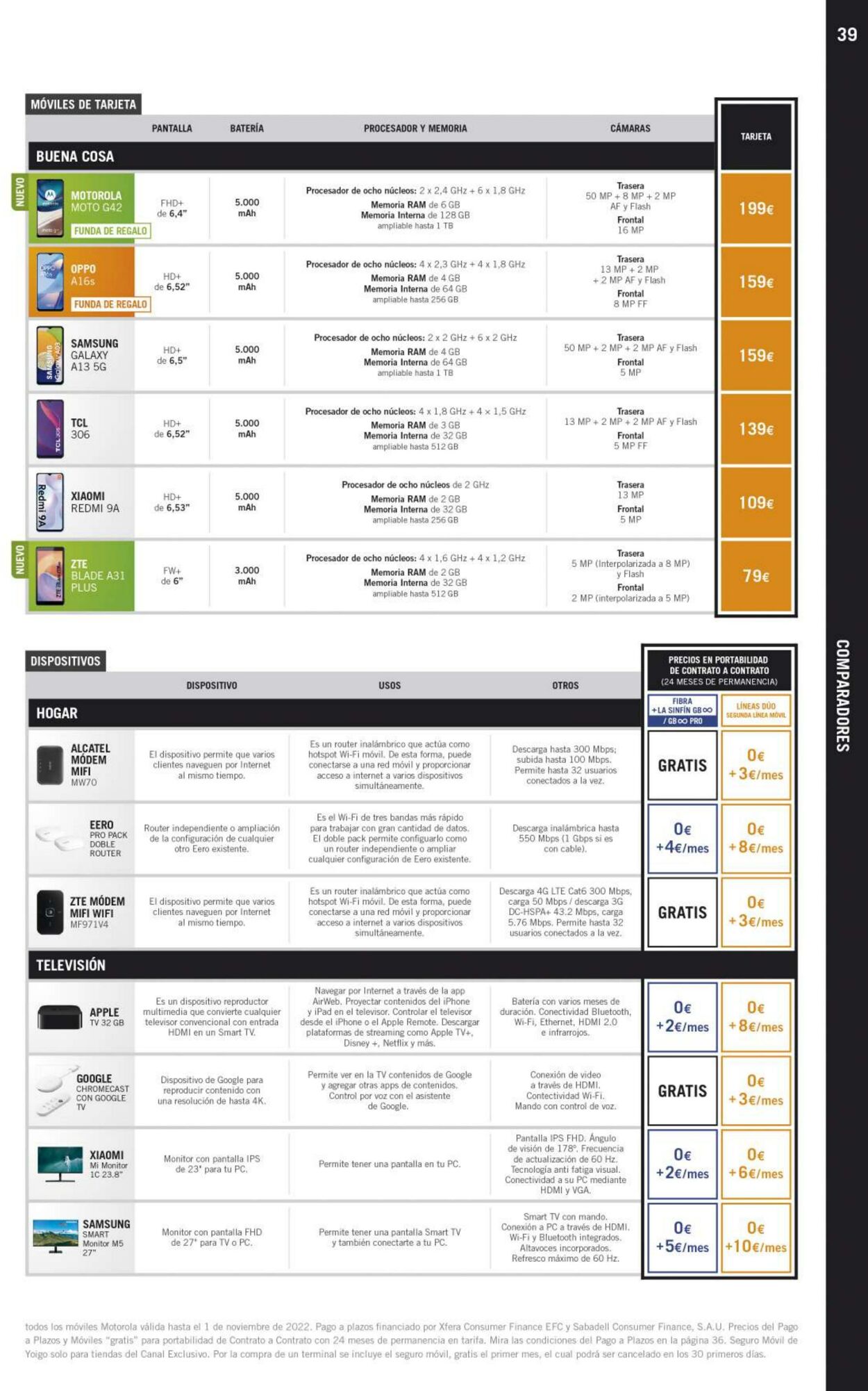 Folleto Yoigo 03.10.2022 - 01.11.2022