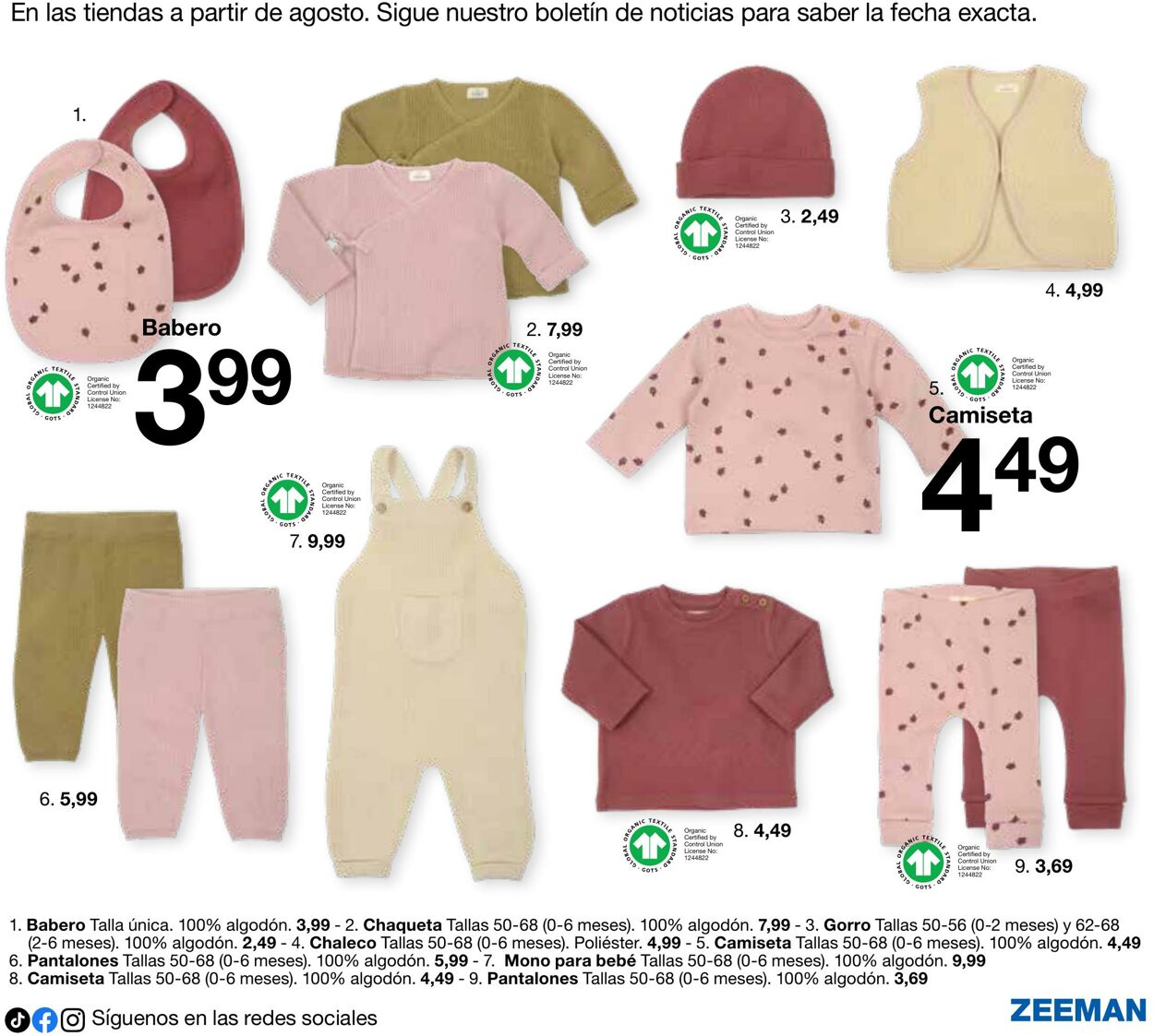 Folleto Zeeman 16.07.2025 - 16.08.2025