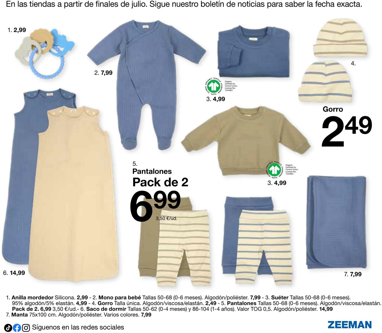 Folleto Zeeman 16.07.2025 - 16.08.2025
