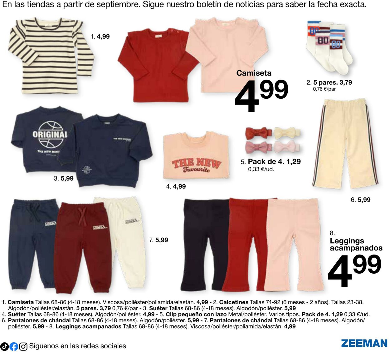 Folleto Zeeman 16.07.2025 - 16.08.2025
