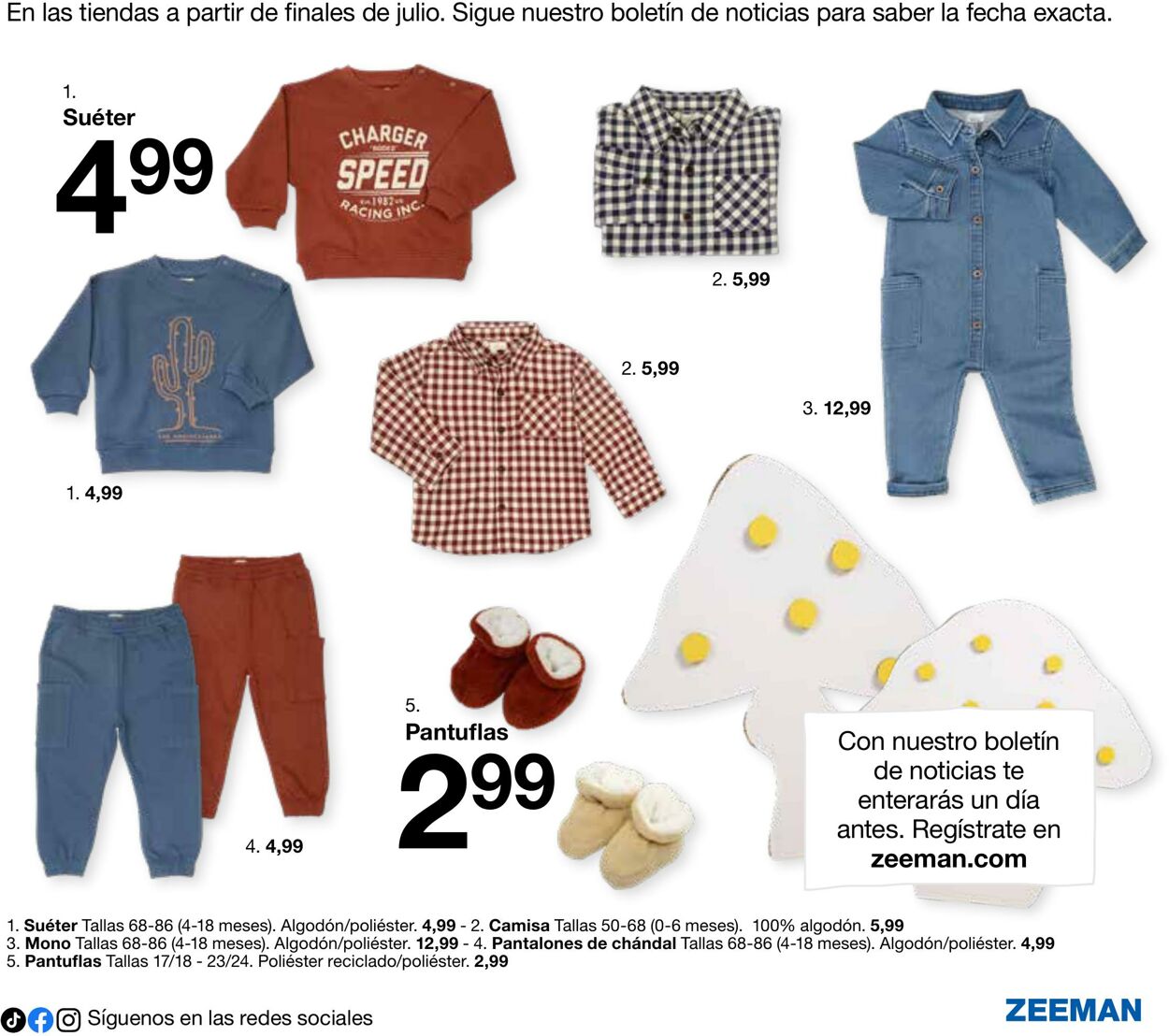 Folleto Zeeman 16.07.2025 - 16.08.2025