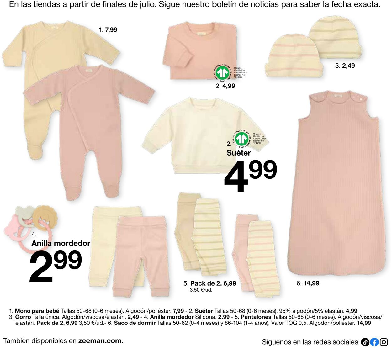 Folleto Zeeman 16.07.2025 - 16.08.2025