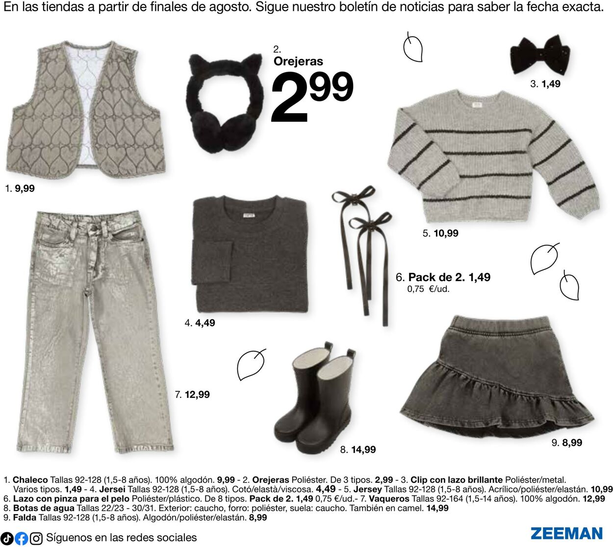 Folleto Zeeman 16.07.2025 - 16.08.2025