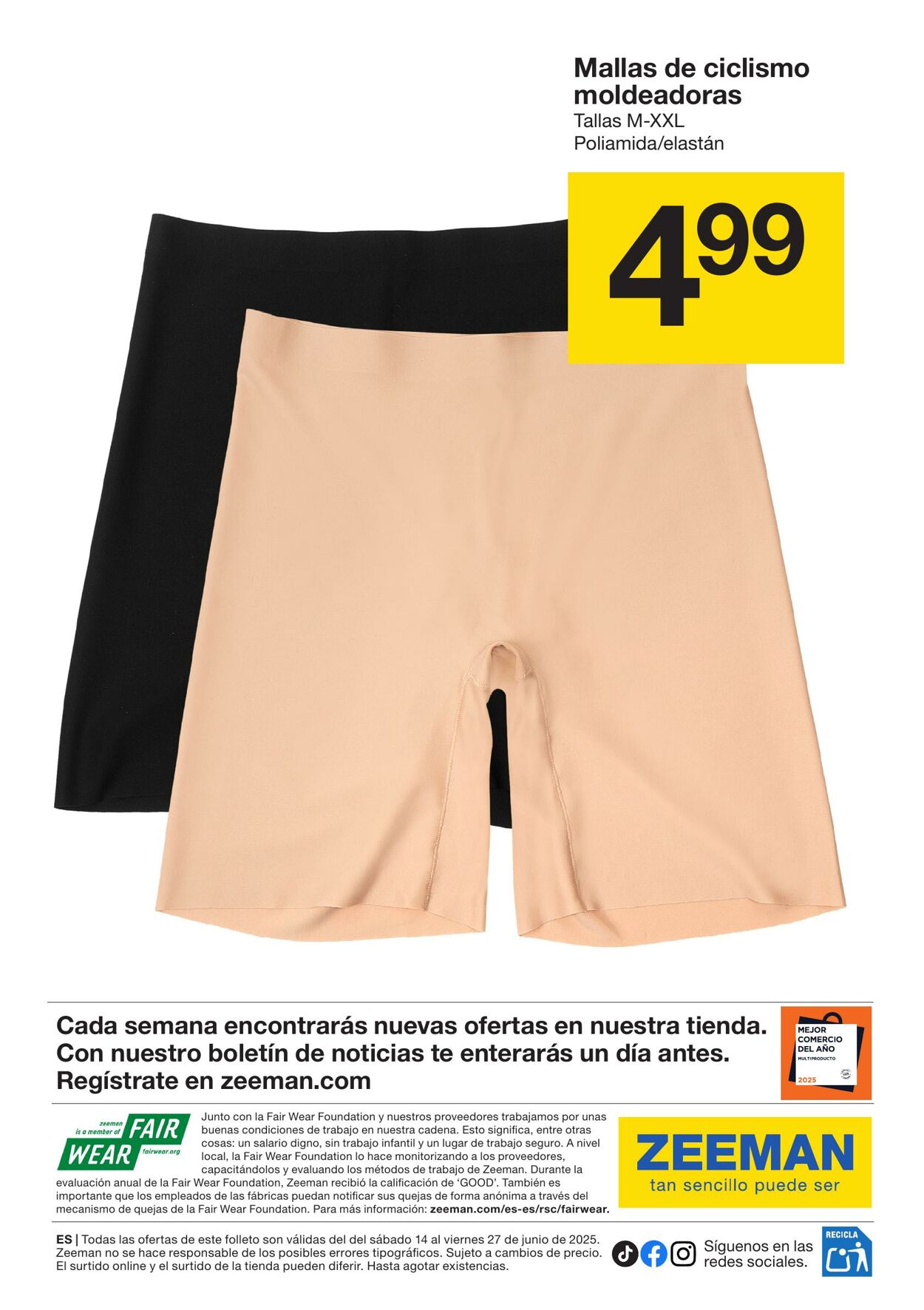 Folleto Zeeman 14.06.2025 - 27.06.2025