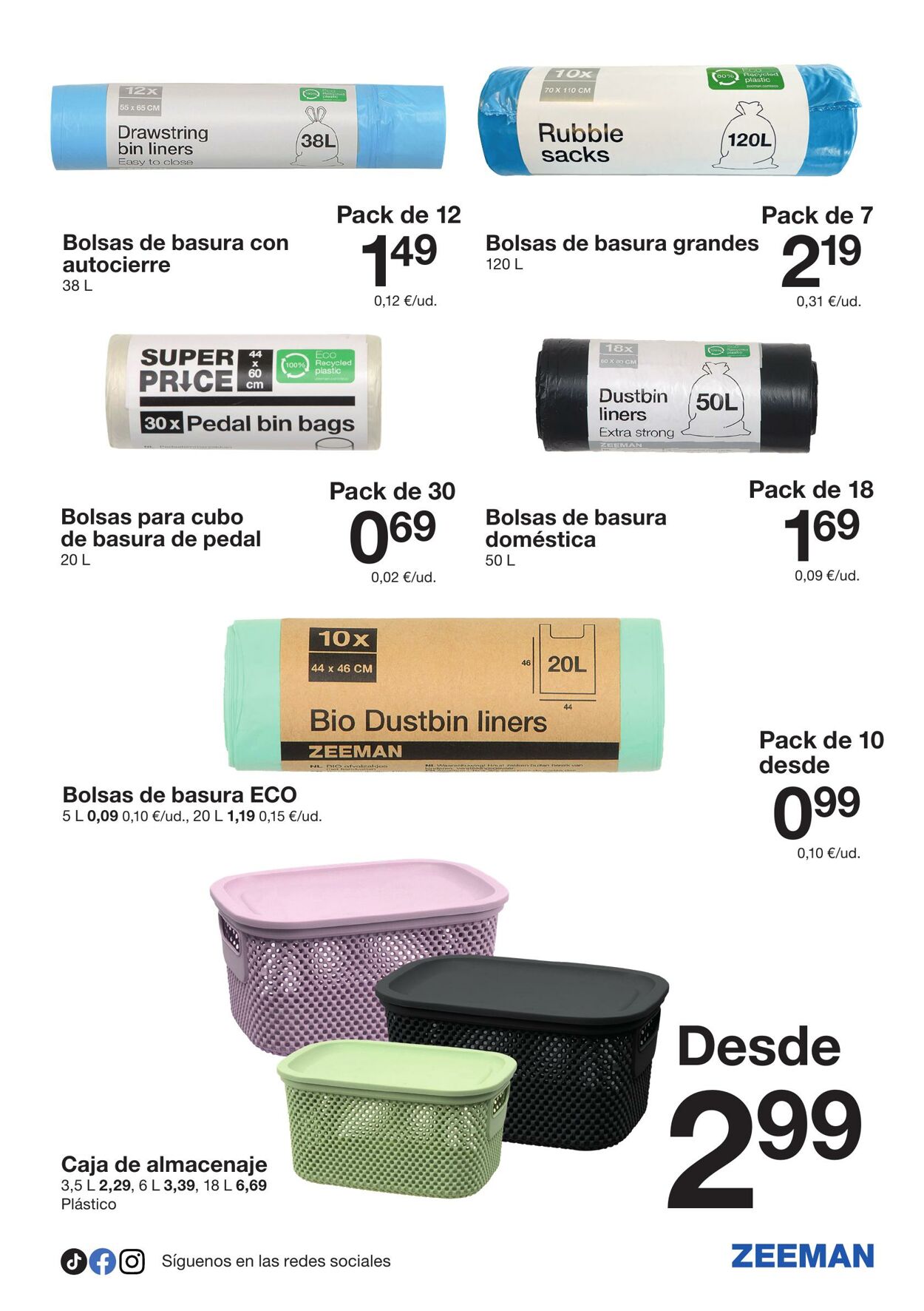 Folleto Zeeman 27.12.2025 - 09.01.2026