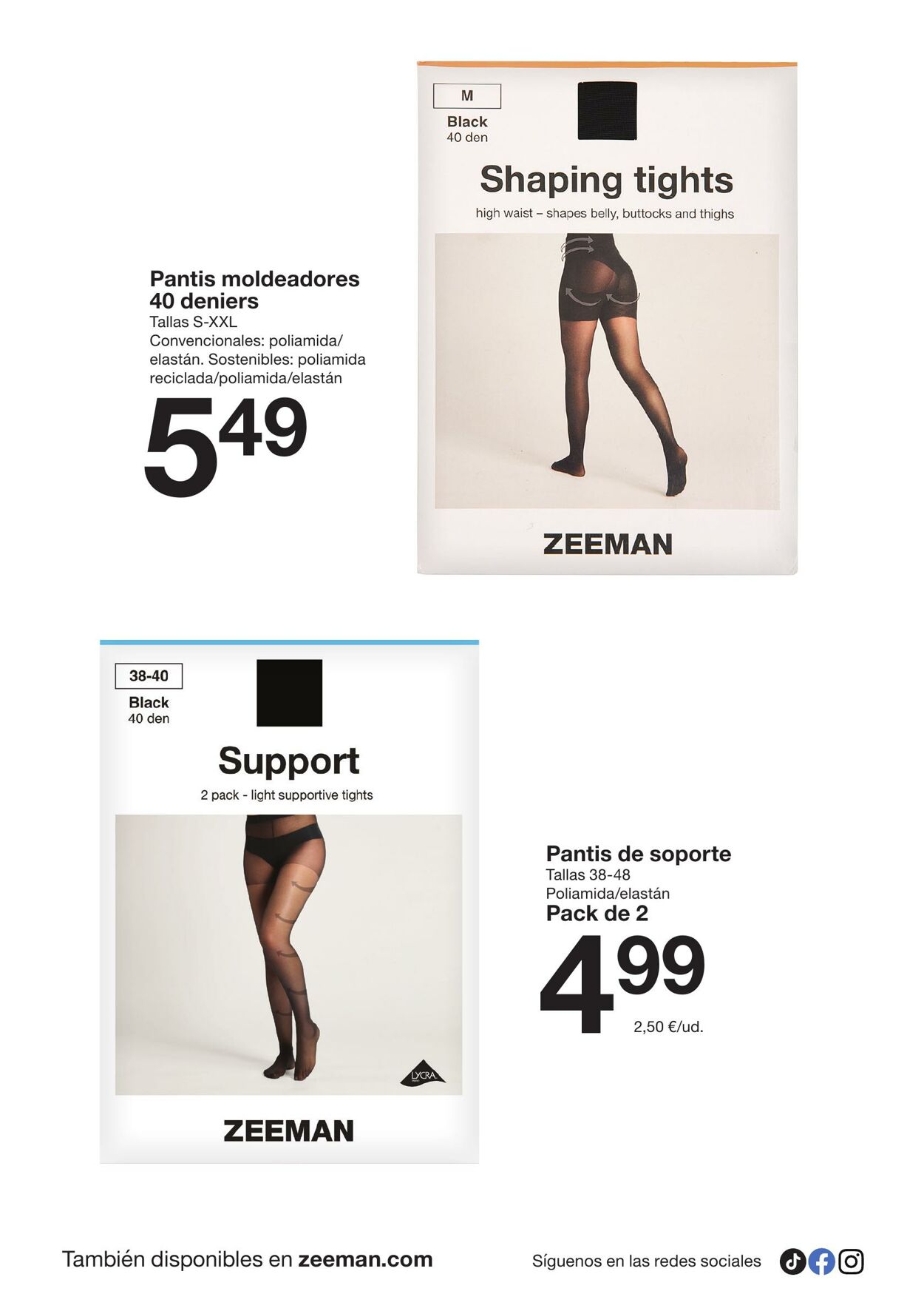 Folleto Zeeman 08.11.2025 - 21.11.2025