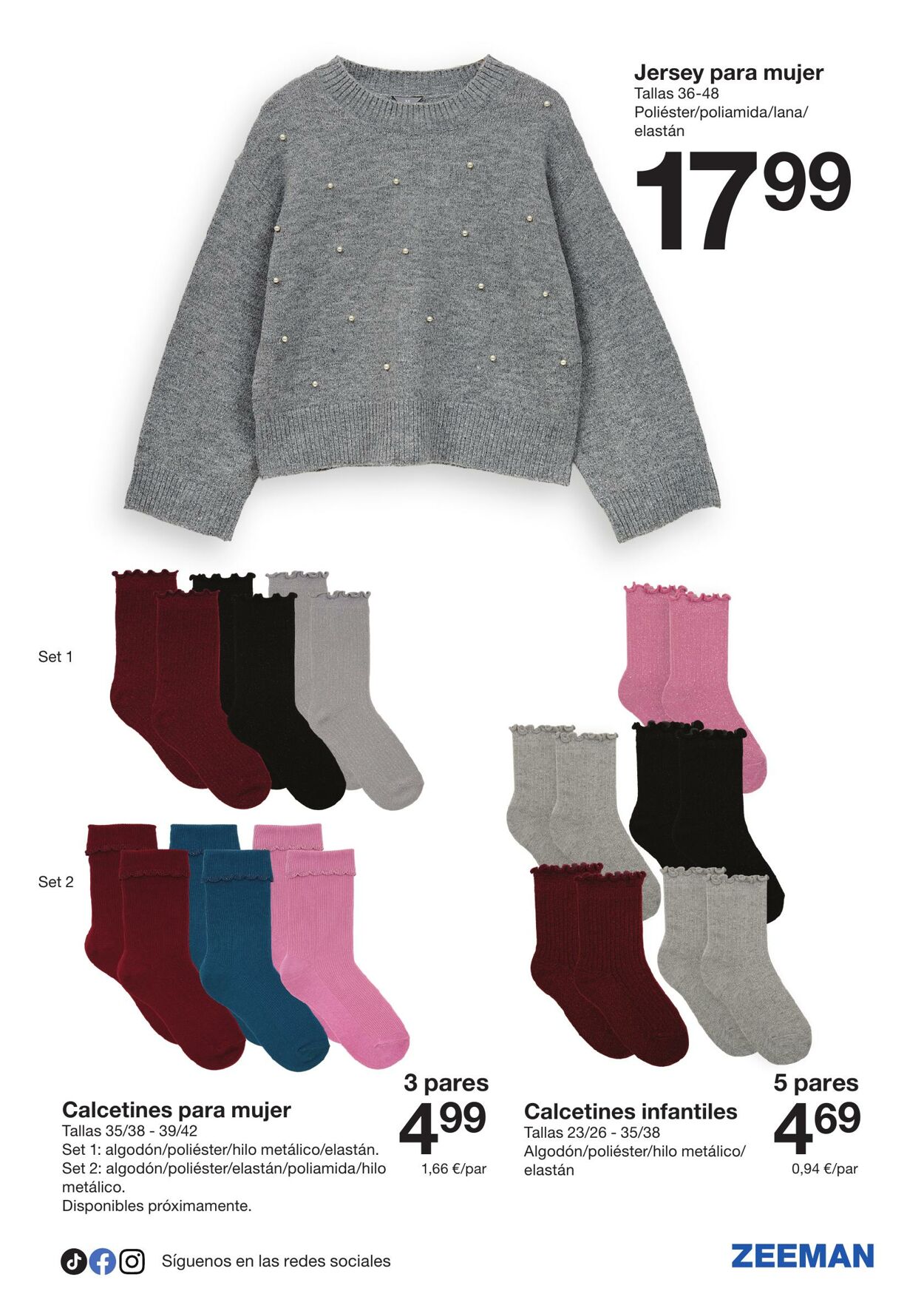 Folleto Zeeman 08.11.2025 - 21.11.2025