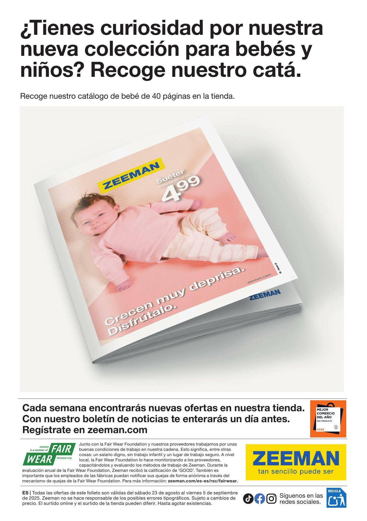 Folleto Zeeman 23.08.2025 - 05.09.2025