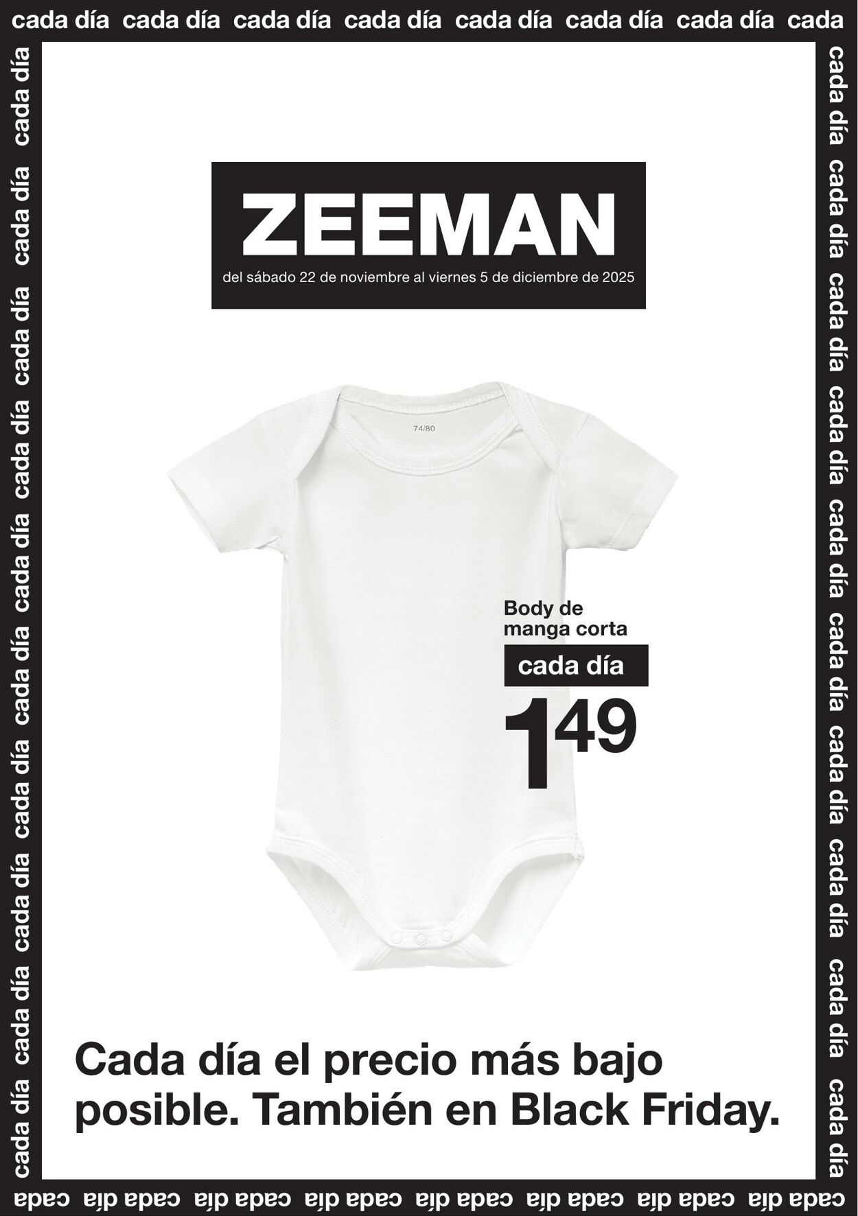 Folleto Zeeman 22.11.2025 - 05.12.2025