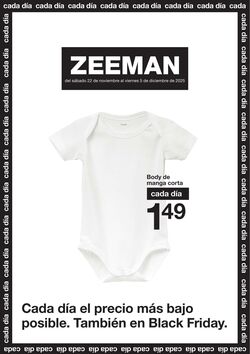 Folleto Zeeman 22.11.2025 - 05.12.2025